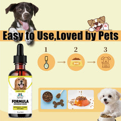 Dgtkayi application sublinguale sur chien démontrant confort d’usage