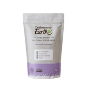 Diatomaceous Earth emballage avant montrant la poudre pure et l'étiquette claire