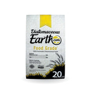 Diatomaceous Earth emballage avant montrant la marque et info produit bénéfice sécurité