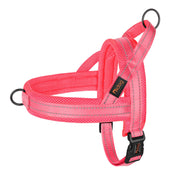 Didog harnais vue avant rose XS montrant coupe et maintien