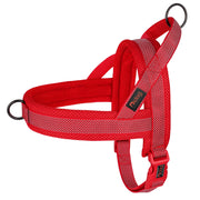 Didog harnais face avant rouge montrant coupe sécurisante et confort