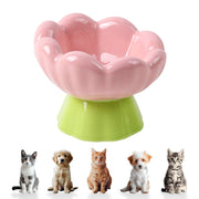 DIF DECO gamelle céramique face montrant design tulipe et stabilité