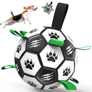Diman ballon soccer vue avant montrant le motif pixelisé et prise facile