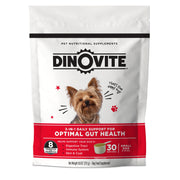 Dinovite emballage avant montrant le produit et bénéfice appétence
