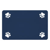 DK177 tapis avant bleu marine protégeant sol et gamelles