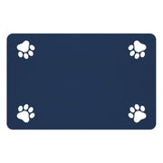 DK177 tapis avant bleu marine protégeant sol et gamelles