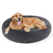 DogBaby lit donut face avant montrant forme ronde et rebords pour confort