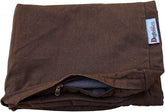 Dogbed4less housse devant packaging montrant durabilité et qualité