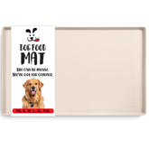 DogBuddy tapis face avant vanille montrant protection contre éclaboussures