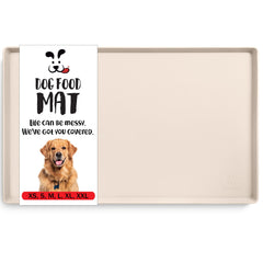 DogBuddy tapis face avant vanille montrant protection contre éclaboussures