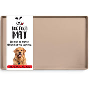 DogBuddy tapis vue face taupe protégeant le sol