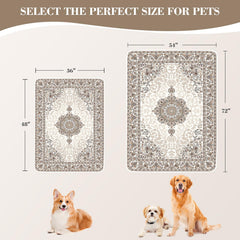 Dogcator tapis posé sur canapé protégeant le tissu des accidents