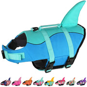 Dogcheer face avant du gilet requin, visibilité accrue pour baignade sûre