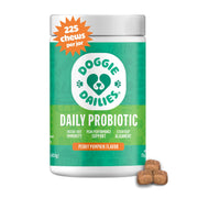 Doggie Dailies emballage avant montrant le potiron et bénéfice digestif