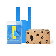 Doggie Walk Bags mini-caisse de 700 sacs bleus pour recharges pratiques