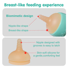 Doggiema tétine grande en silicone pour chiots plus robustes avec débit ajusté