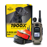 Dogtra 1900X face avant de la télécommande montrant commandes intuitives