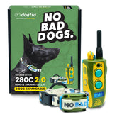 Dogtra 280C 2.0 face avant montrant collier et télécommande pour contrôle précis