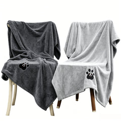 Dogvingpk serviette face avant montrant taille et couleur, séchage rapide