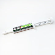 Dogzymes emballage avant montrant le format 15 g et l’utilisation pratique