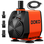 DOKO vue face de la pompe montrant design compact et installation facile