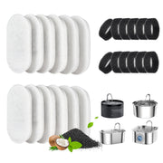 DOOOB pack 24 filtres devant montrant quantité et rangement pratique