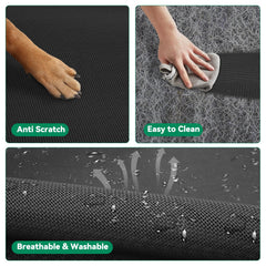 DOPEDIO lit démonté montrant lavage et séchage rapides