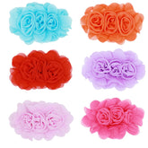 DORUI fleur collier avant emballage, montre couleurs vives