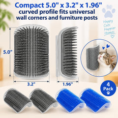 DOUBLE 2 C fixé sur un canapé, favorise l'auto-toilettage du chat