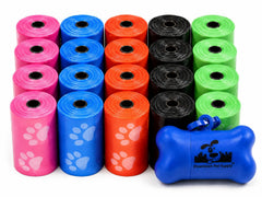 Downtown Pet Supply emballage avant montrant le lot de 500 sacs, solution pratique