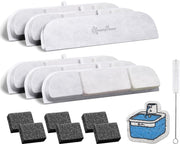 DownyPaws vue avant du pack de filtres, stockage pratique et gain de temps