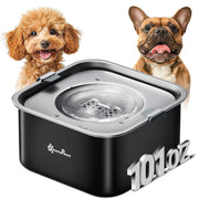 DownyPaws gamelle face avant design moderne et anti-débordement avantage propreté
