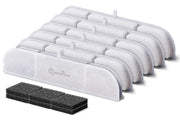 DownyPaws emballage du pack six filtres — stockage pratique et gain de temps