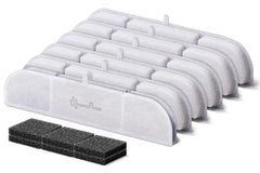 DownyPaws emballage du pack six filtres — stockage pratique et gain de temps