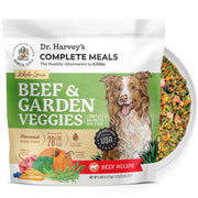 Dr. Harvey's sac avant montrant boeuf Garden Veggies et bénéfice fraîcheur