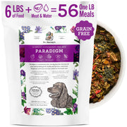 Dr. Harvey's emballage avant montrant mix de base et bénéfice contrôle nutritionnel