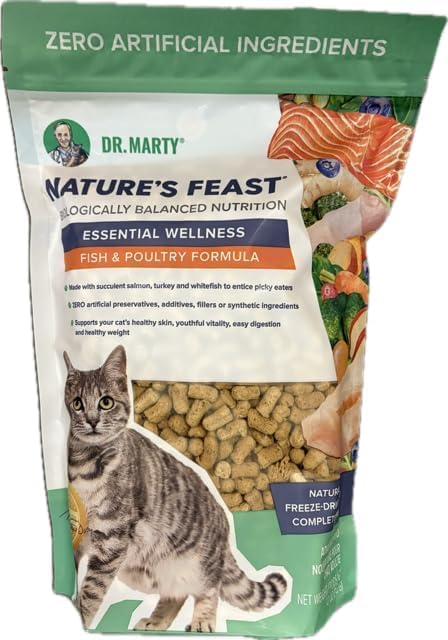 Dr. Marty emballage avant du sac 12 oz montrant ingrédients et bénéfices nutritionnels