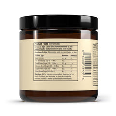 Dr. Mercola cuillère doseuse Bark & Whiskers montrant portion pratique pour administration rapide