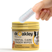 Dr. Oakley emballage avant montrant goût poulet et facilité d'utilisation
