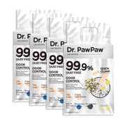 Dr. PawPaw emballage devant 18 lb montrant le produit et bénéfice écologique