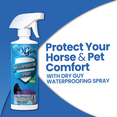 Dry Guy Waterproofing tissu traité gros plan montrant perlage et respirabilité