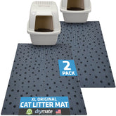 Drymate vue avant du tapis avec emballage, protège le sol efficacement