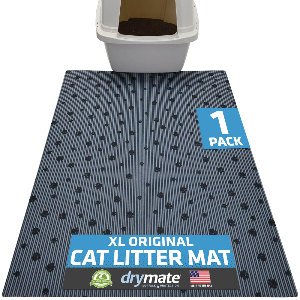 Drymate tapis avant packaging montrant format XL et protection sol