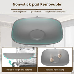 DuckSky tapis à l'échelle avec main démontrant taille pratique