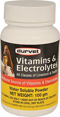 Durvet 698468 détail de la poudre soluble illustrant la texture fine et la facilité de dissolution