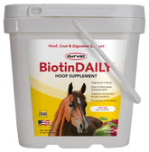 Durvet BIOTIN Daily sac face montrant l'étiquette et l'avantage nutritionnel