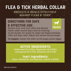 Earth Animal collier porté par petit chien pour protection extérieure