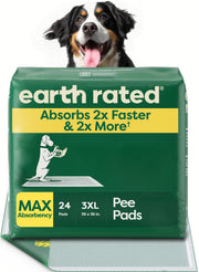 Earth Rated face avant de l'emballage montrant le format 3XL et le nombre d'unités