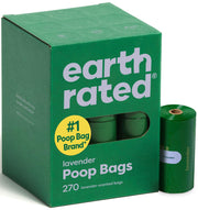 Earth Rated emballage recharge 270 sacs lavande pratique stockage