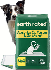 Earth Rated paquet frontal montrant 40 unités et taille XL bénéfice stockage pratique